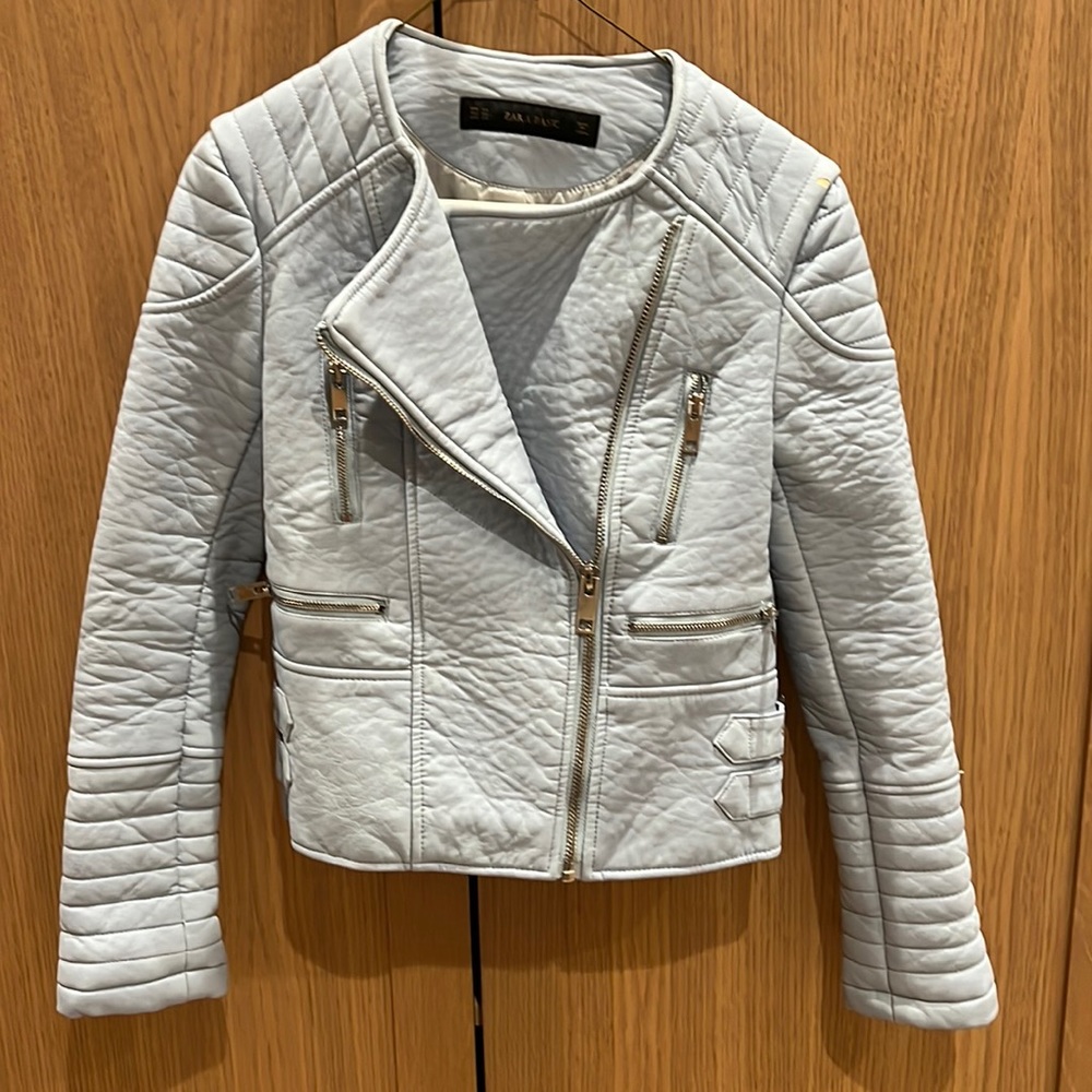 Zara leather jacket